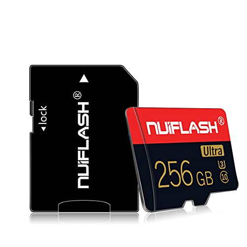 256GB Micro SD Card Class 10 Memory Card,TF Card with A SD Card Adapter for Tablet Computer,Android Cellphones,Camer (256GB-HHJ)