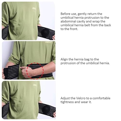 Faja para hernia umbilical ajustable para hombres y mujeres miniatura 6