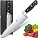 MOSFiATA Kochmesser, Klingenlänge 20cm Küchenmesser Scharf Fleischmesser Profi Messer aus hochwertigem Carbon Edelstahl, Chefmesser mit ergonomischer Griff für Haus und Restaurant
