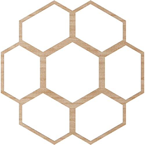 Image of Ekena Millwork 38 inchOD x 13 3 /8 inchID x 3 /8 inchT Florin Wood Fretwork Pierced Ceiling Medallion, Alder