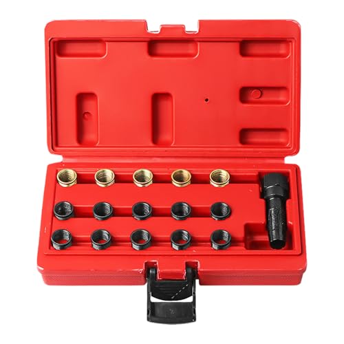 Réparer un filetage de bougie foiré : Kit Helicoil 16 pièces pour moteur
