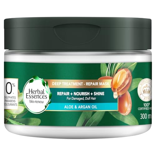 Herbal Essences Bio Renew Deep Treatment Repair Mask Aloe & Argan Oil 300ml Cond
