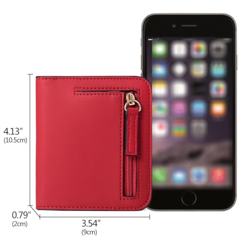 FMURY Women's Short Wallet Multi-Functional Korean Coin Wallet Wallet Clip -Thin4