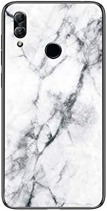 Amazon Huawei Nova Lite 3 ケース P Smart 19 ケース Honor 10 Lite ケース 対応 大理石柄 保護カバー レンズ保護 薄型 背面硬化ガラス 傷防止 薄型 ワイヤレス充電対応 Univo Colors ファーウェイ 専用カバー ホワイト ケース カバー 通販
