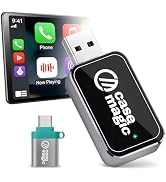 CaseMagic Wireless CarPlay &amp; Android Auto Adapter | Converts Wired Android Auto &amp; CarPlay to Wire...