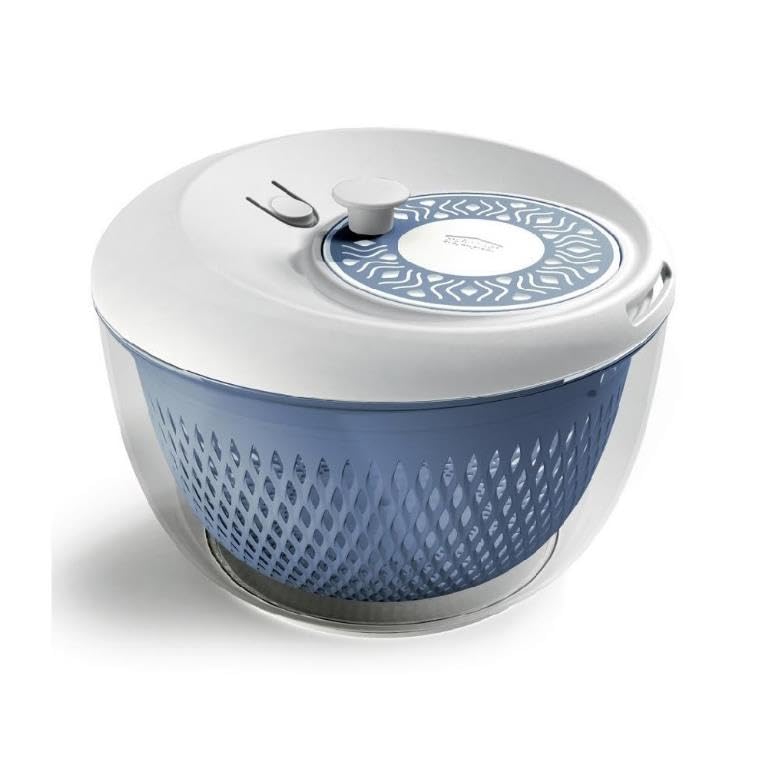 Stefanplast Centrifuga per Insalate con Coperchio 2 in 1 Tosca Blu 26 cm
