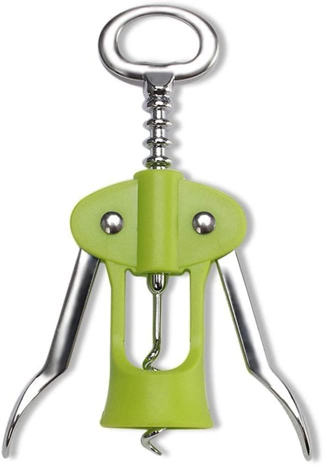 sacacorchos, Abridor de botellas verde, aleación de Zinc, encantador camarero, Metal, cerveza, vino, sacacorchos, mango de botella, abridor, sacacorchos, herramienta de cocina