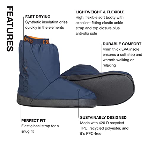 Exped Camp Booty - Warm Comfortable & Cozy, Fast-Drying Durable Camping Slipper Booties, Unisex (S, M, L, XL)3