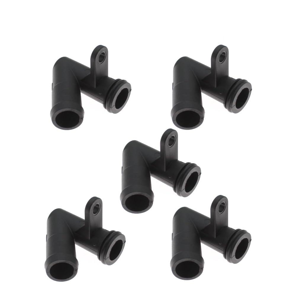 Bcdskzavu 5Pcs 1/2/5/10X A6122030008 Radiator Flange Coolant Pipe Fit For W163 W203 2.7 Om612 6122030008(5Pcs)