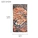 Tribal Anima Lion Earthy Color Long headband fashion head wraps for women for head bufanda para mujer