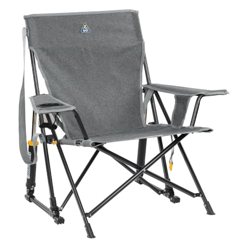 Image of GCI Outdoor Kickback Rocker Outdoor Rocking Chair with Beverage Holder