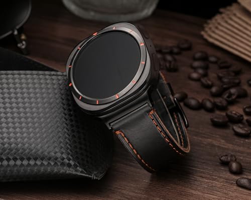 FIILIIX Soft Horween Leather Bands Compatible with Samsung Galaxy Watch 8 40mm 44mm/Galaxy Watch 8 Classic 46mm (2025) by FIILIIX - Used condition - Image 4