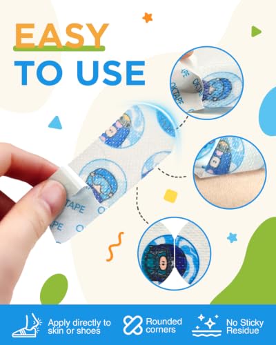Image of OK TAPE Blister Prevention Tape, 40 Pcs, Back-to-School Edition