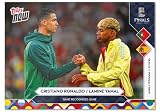 2025 T Now Cristiano Ronaldo and Lamine Yamal #8- UEFA Nations League Game Recognises Game- Soccer Trading Card- Spain vs Portugal - Shipped in Protective Screwdown Holder.