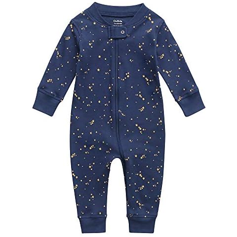 Owlivia Organic Cotton Zip Up Baby Romper Cover