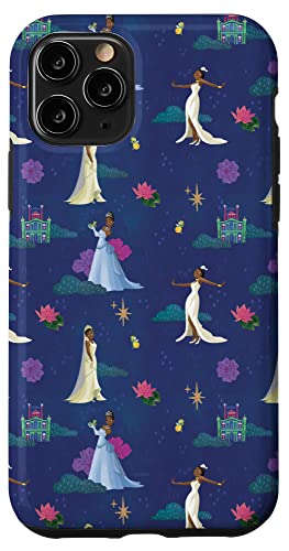 Coque iPhone 11 Pro La Princesse et la Grenouille Tiana robe de bal bleu nuit