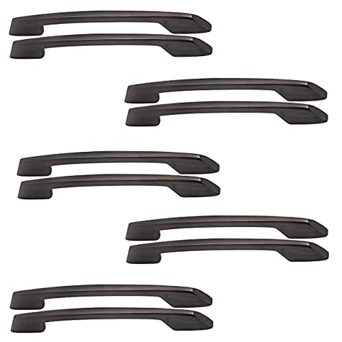ZERO ERROR 10 Pack 6 inches Zinc Cabinet Pull Handle | Black Matt Finish | Office Wardrobe Furniture Kitchen Drawer Push Bar, CH545 (B099RR1NKZ) Amazon Price History, Amazon Price Tracker