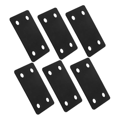 Ciieeo 6stücke Ausbesserungsplatten Für Möbelwinkel Gerader Winkel Aus Stahl Ausbesserungsplatten Reparaturbefestigungswinkel Gerade Platten Für Möbel Winkel Für Platten Rostfreier
