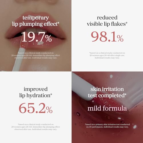 Image of NOONI Korean Lip Oil - Appleginseng | Lip Stain, Long-Lasting, Moisturizing, Plumping, Revitalizing for Dry Lips, Waterproof, No Peel Off, Korean Lip Tint, Stocking Stuffers, Cute Things, 0.12 Fl Oz