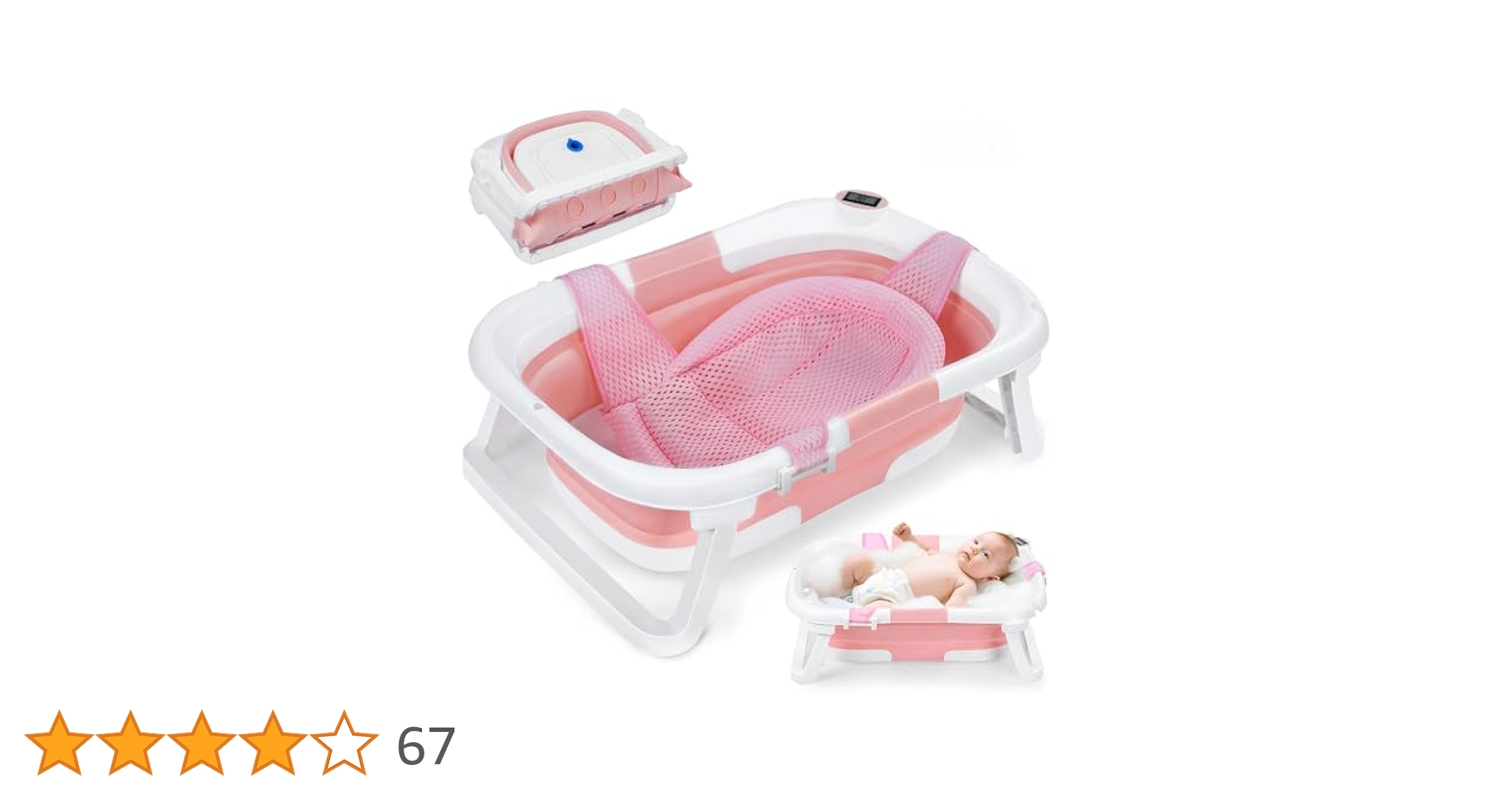 Amazon.co.jp: BQKOZFIN ベビーバス 折りたたみ 赤ちゃん お風呂