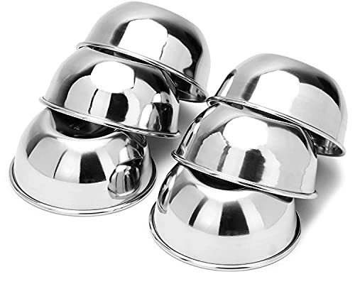 Image of BLeaf Stainless Steel-Serving Bowl /Vati /Katori Pack of 6 (250ml Each)