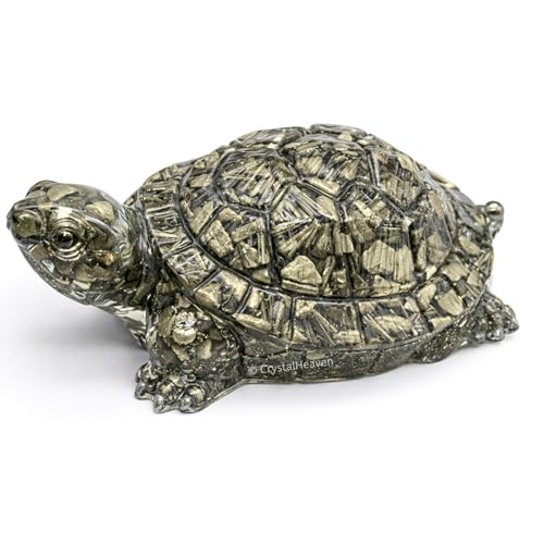 Image of Pyrite Tortoise Original Certified - Pyrite Turtle Energy Symbol