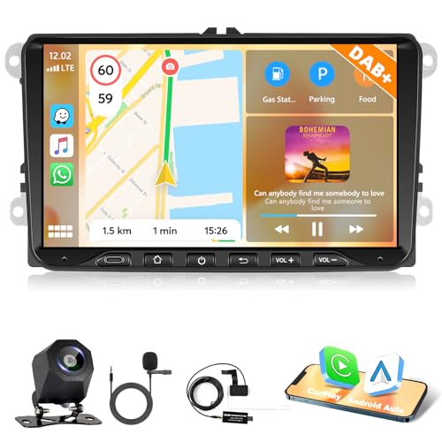【Display ad Alta Definizione e Schermo Diviso】 Il touchscreen capacitivo ultra-reattivo da 9 pollici offre un'esperienza immersiva con un ampio angolo di visione e un'alta densità di pixel, permettendoti di goderti sia la navigazione GPS che la musica contemporaneamente tramite la visualizzazione divisa.