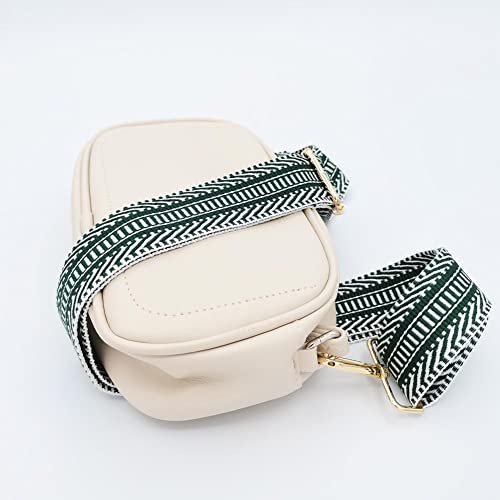 Image of PCBAG Wide Replacement Crossbody Purse Strap Shoulder Straps Adjustable Green Guitar Belts for Handbag