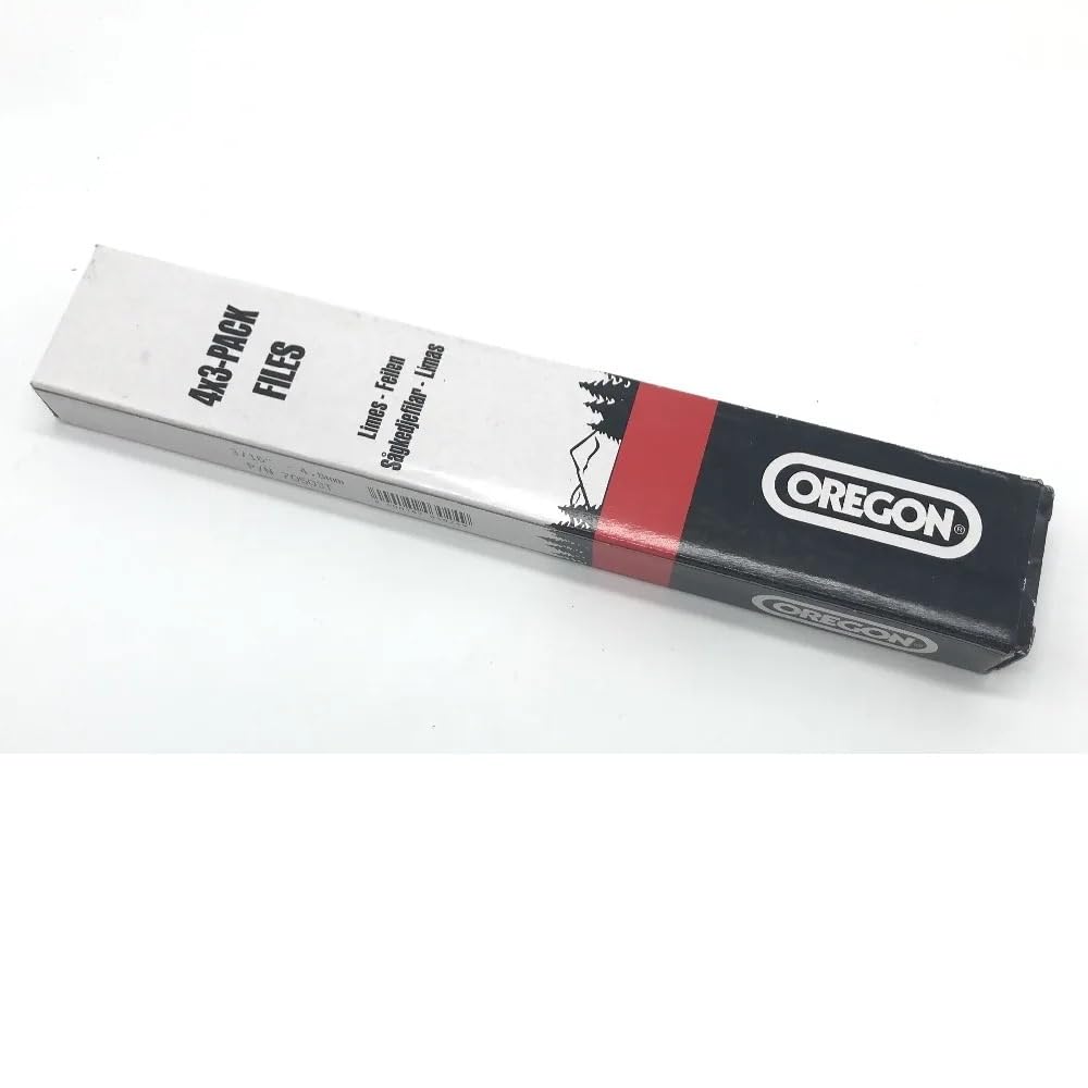 Afilador de Sierra para Cadenas Redondas Oregon, limas 3/16 ", Motosierra 4,8mm 70504 70503 para Herramienta carpintería