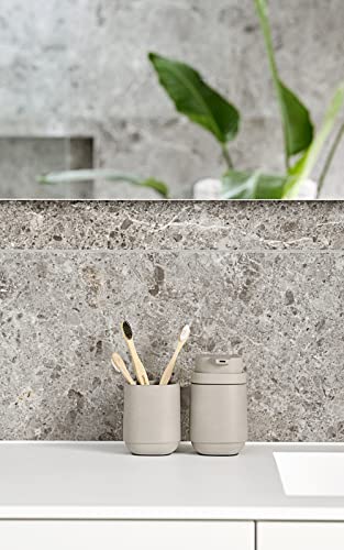 Image of ZONE DENMARK Nova Soap Dispenser - A Fusion of Sleek Design and Durable Material - Elevate Your Bathroom with Sophistication and Practical Elegance. A Stylish and Functional Bathroom Accessory