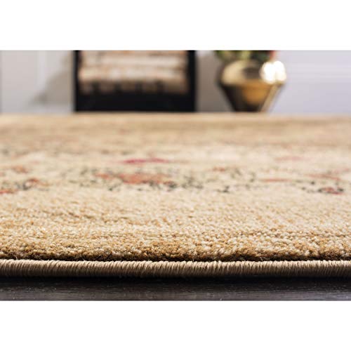 Safavieh Lyndhurst Collection Runner Rug - 2'3" X 8', Beige & Multi, Traditional Paisley Design, Non-Shedding & Easy Care, Ideal For High Traffic Areas In Living Room, Bedroom (Lnh224A) #TOP3
