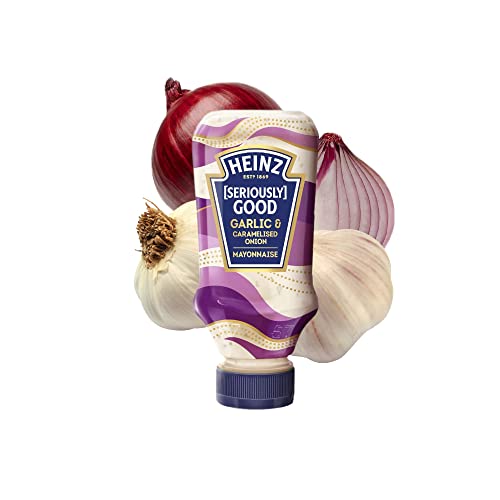 Image of Heinz [Seriously] Good Mayonnaise with Garlic and Caramelised Onion, 220 ml ℮ 7.58 oz ℮ 215 g, 8 Pack