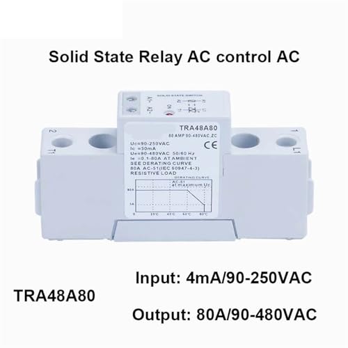 SSR 80A relais statique TRA48A80 à isolation thermique - 3