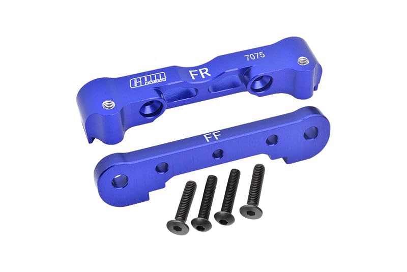 Support de suspension avant Arrma GPM 7075 bleu haute résistance pour Notorious
