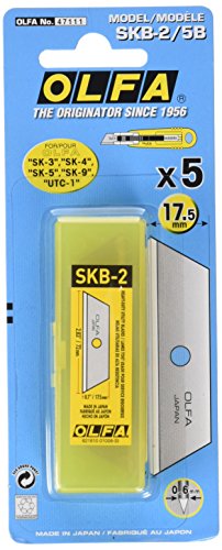 Olfa 839439 - Pack de 5 cuchillas cutters Cover