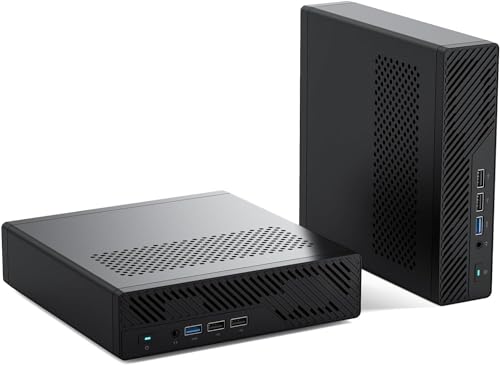 MINIS FORUM MS-01 Mini Workstation Intel Core i5-12600H (vPro Enterprise Support) Mini PC,32GB RAM 1TB SSD,2X 10Gbps SFP+/2X 2.5G RJ45/2x USB4/HDIM/1x PCIe4.0x16 Slot/Support 3X M.2 2280/22110/U.2 SSD