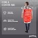 Beverage Can Costume | Slip On Halloween Costume for Women and Men| One Size Fits All |Red Cola Soda Can