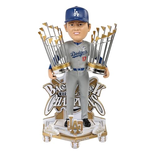 Shohei Ohtani Los Angeles Dodgers 2025 Back To Back World Series Champions Celebration Bobblehead MLB