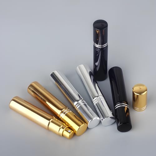 Conjunto Mini Frascos Atomizadores Recarregável para Viagem e Perfume spray bomba 10ml 3 unidades (P