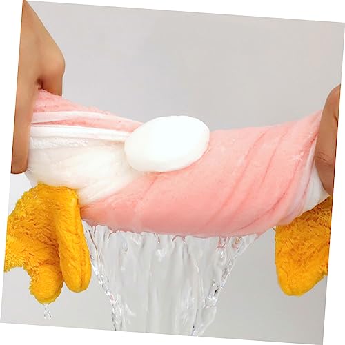 TIDTALEO Chapéu De Cabelo Seco De Lã Coral Chapéu De Secagem Rápida Chapéus De Meninas Touca De Banh