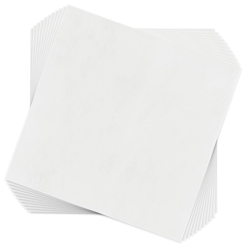 BENECREAT 50 Sheets Blotting Paper for Flower Press, 10.43x10.43Inch Flower Press Paper Highly Absorbent and Reusable Blotter Paper for Flower Press Herbarium Paper Craft