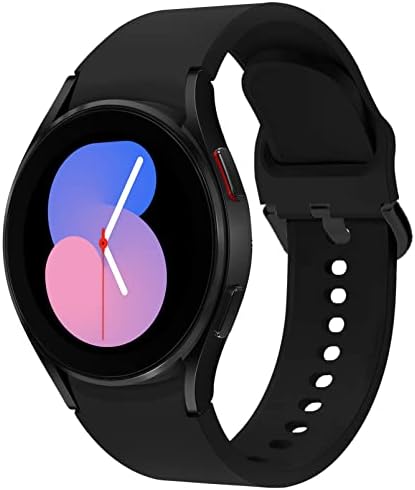 Band Compatible for Samsung Galaxy Watch 4 44mm 40mm/Galaxy Watch 4 Classic 46mm 42mm, 20mm Silicone Sports Replacement Strap for Galaxy Watch 3 41mm for Women Men