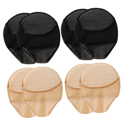 Didiseaon 4 Pair Pack Women's Half Socks Forefoot Pads Breathable Comfortable Daily Use Toe Socks