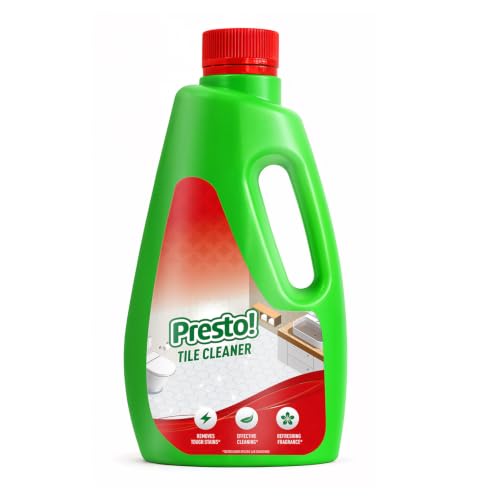 Image of Amazon Brand - Presto! Tile Cleaner | 1 Litre | Pack of 1 | Removes Grease, Dirt & Tough Stains