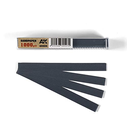 AK-Interactive Wet Sandpaper 1000 Grit X 50 Units 9026 - Model Building Paints and Tools # 9026