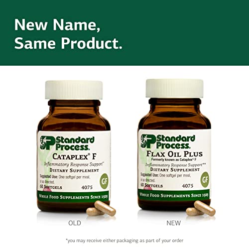 Standard Process Cataplex F - Whole Food Supplement, Metabolism, Skin Health And Hair Health With Vitamin B6, Flaxseed Oil - 60 Softgels #TOP5