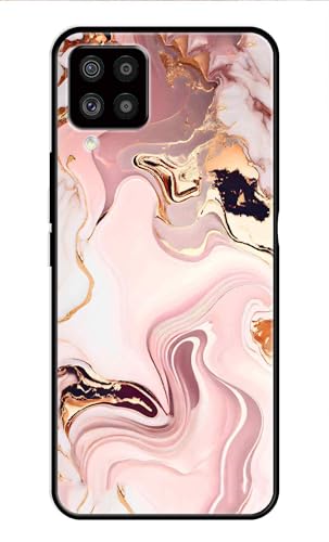 Image of Metal TPU Printed Back Cover for Samsung Galaxy M62 (Marble Design -J1) 360 Degree Protection | Camera Protection -25092024(AR)