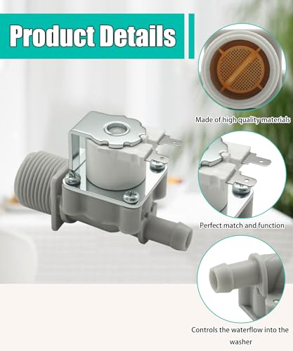Image of 5220FR2006Z Water Inlet Valve Compatible With Some LG Washer and Washer /Dryer Replace 4869491 AP6798392 PS12587933 EAP12587933 Etc