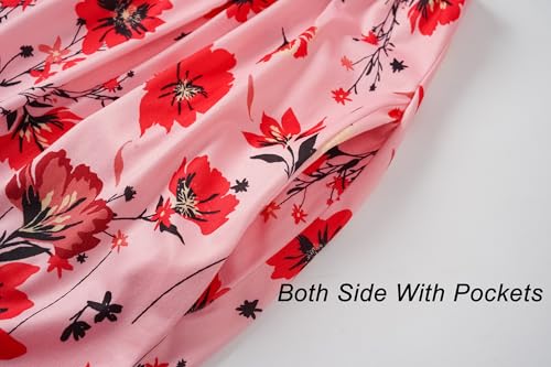 Vozanet Women's Pajamas Set Button Down Short Sleeve Shirt and Pants Soft Knit Polyester Lounge Sets Plus Size 1x to 5x 6