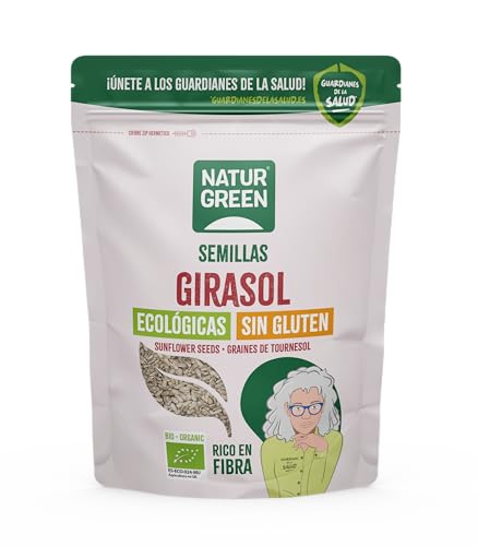 NaturGreen Semilla De Girasol Bio Gr Ml, Semillas De Girasol, 225 Gramo